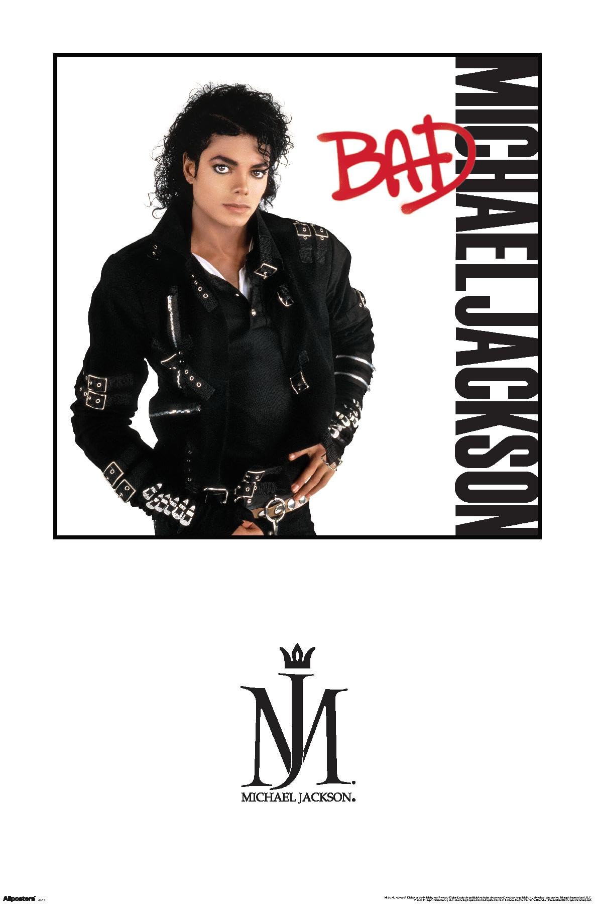Amazon.com: Trends International Michael Jackson - Bad Album